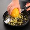 1pc Stainless Steel Lemon Zester & Cheese Grater; Fruit Scraper Planer; Kitchen Gadget