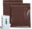 Amber Zip Bags 12x12 Inch Size. Pack of 100 Brown Plastic Zip Bags. Resealable Plastic Bags for Electronics & Light-Sensitive Products. 3 Mil Thick Re